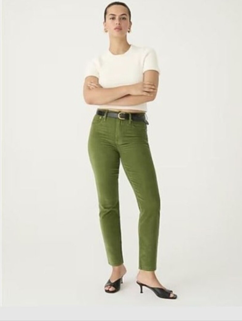 J. Crew Olive Green Curduroy Pants
